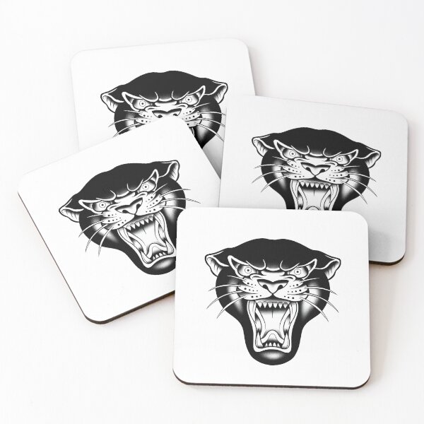 Item preview, Traditional Black Panther Tattoo designed and sold by dope1983.