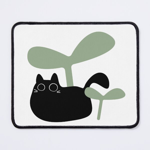 Item preview, cat in the bushes? sprout? designed and sold by vylevilla.
