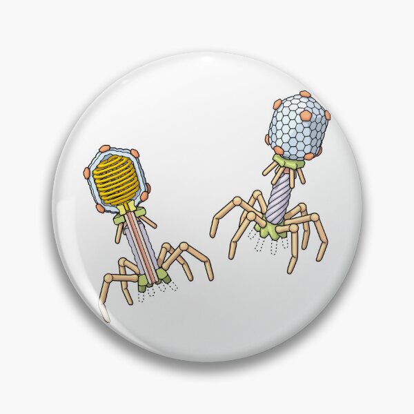 Item preview, Bacteriophage Structure Illustration designed and sold by taylorcustom.