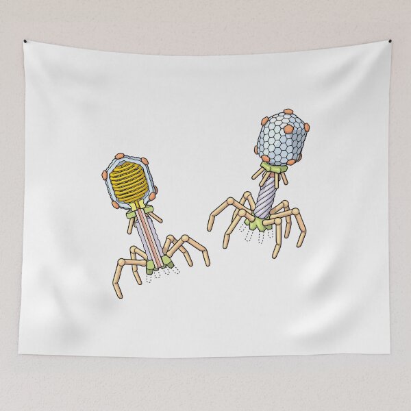 Item preview, Bacteriophage Structure Illustration designed and sold by taylorcustom.