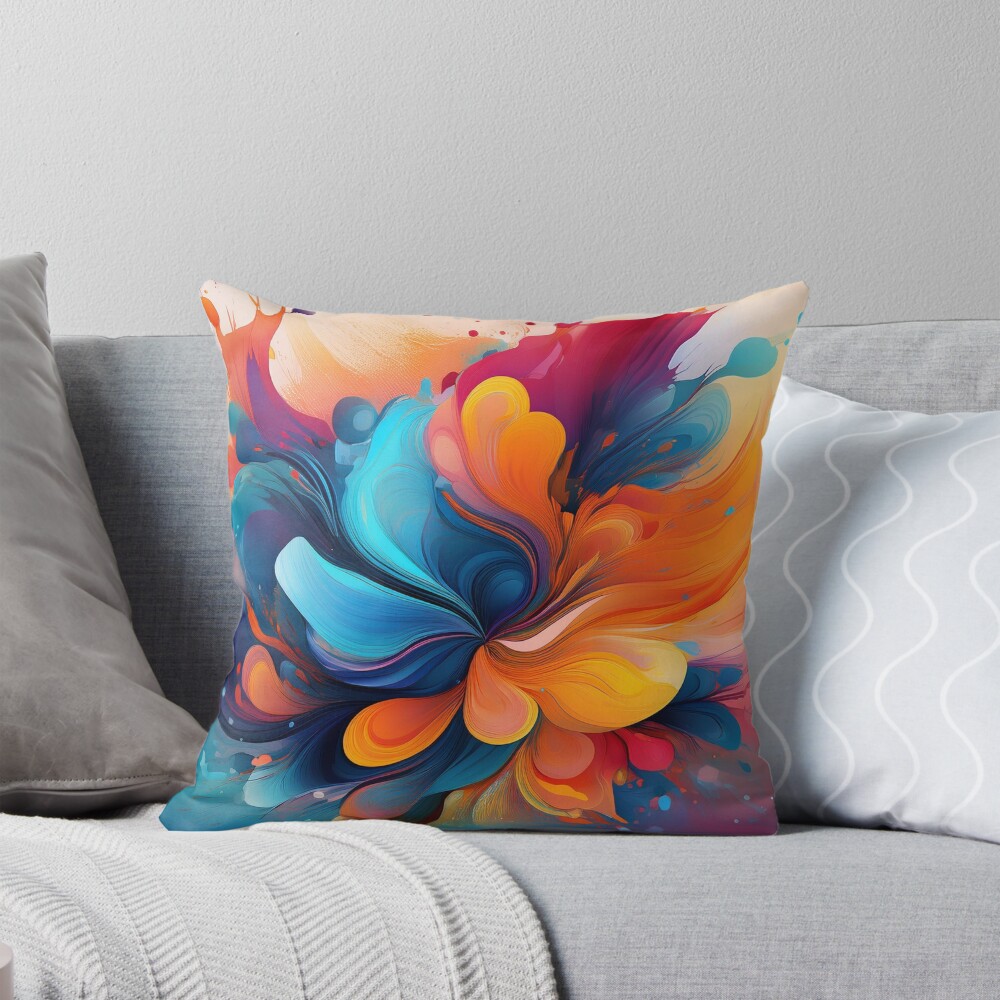 Item preview, Throw Pillow designed and sold by RaiyaTees.