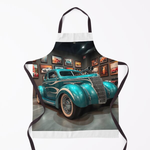 Artikelvorschau, Hotrod aus den 40ern in Blaugrün und Silber entworfen und verkauft von RocketMobster.