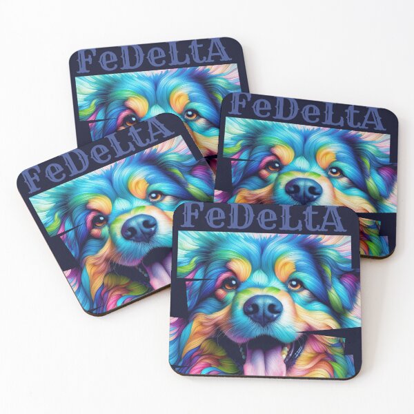Item preview, Vibrant Canine Companion., cane designed and sold by Arte82.