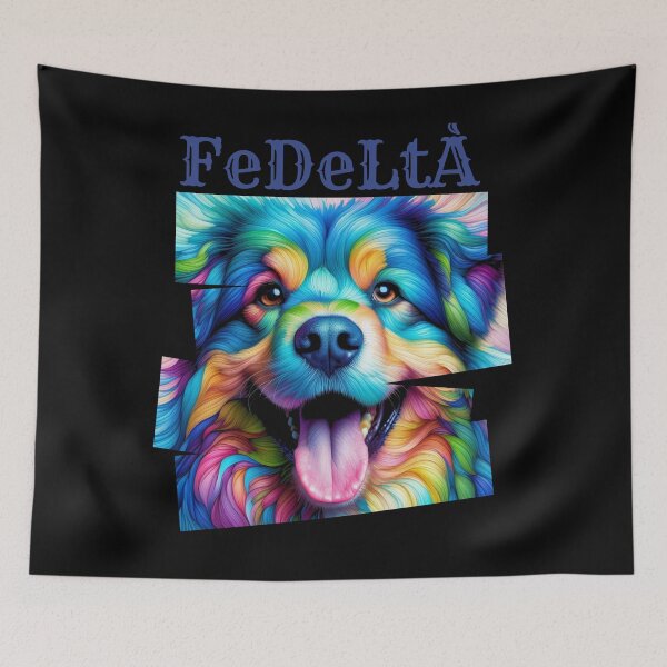 Item preview, Vibrant Canine Companion., cane designed and sold by Arte82.