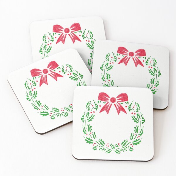 Item preview, Christmas Wreath on White designed and sold by Elysianart100.