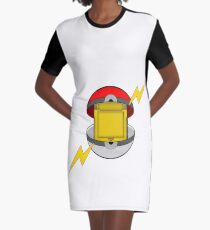 Game Cartridge Ball Graphic T-Shirt Dress