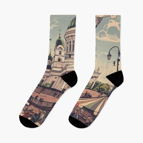 Item preview, Helsinki Vintage Travel Poster designed and sold by TravelerRat.