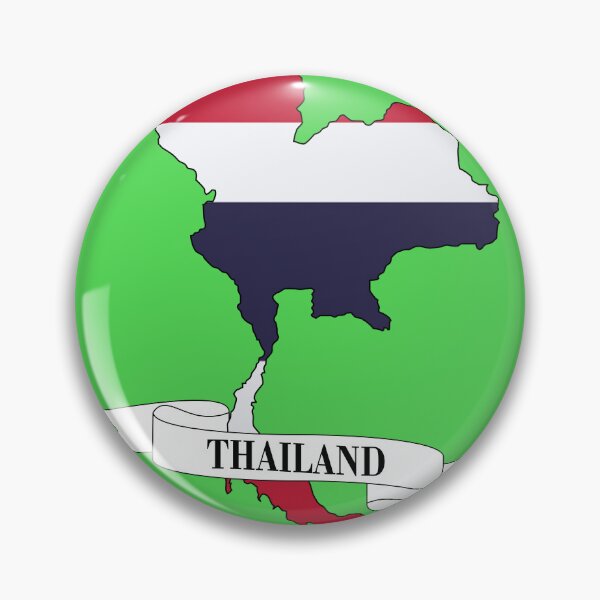Item preview, thailand flag map designed and sold by visual adventures.