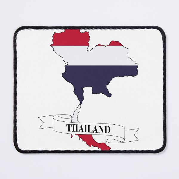 Item preview, thailand flag map designed and sold by visual adventures.