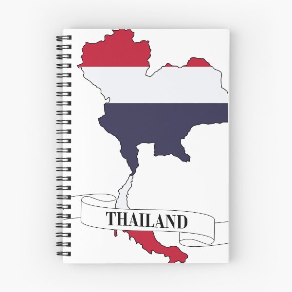 Item preview, thailand flag map designed and sold by visual adventures.