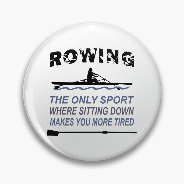 Item preview, Rowing - rowing boat - single scull - woman - rowing the only sport where sitting down makes you more tired designed and sold by claudiasartwork.