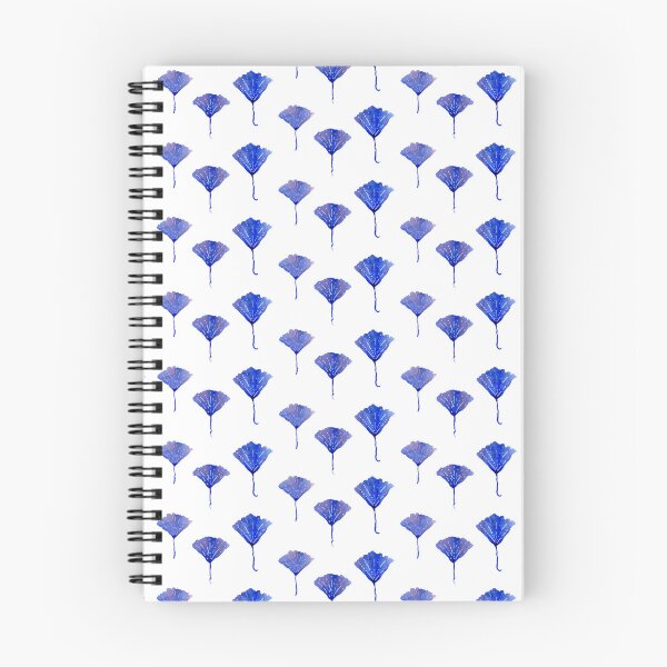 Item preview, Blue and White Ginkgo Leaves designed and sold by eugeniaell.