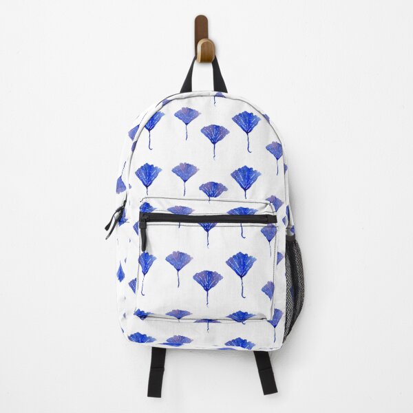 Item preview, Blue and White Ginkgo Leaves designed and sold by eugeniaell.