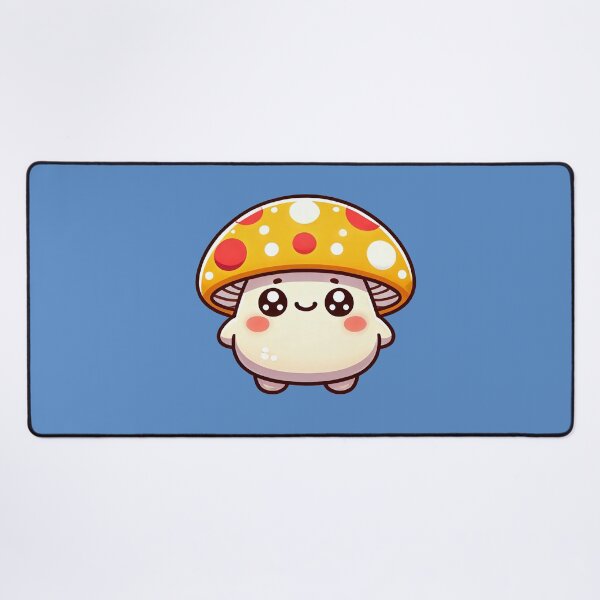 Item preview, Kawaii Yellow Mushroom designed and sold by ShibariZone.