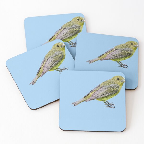 Artikelvorschau, Scharlachroter Tanager, weibliches Farbdesign entworfen und verkauft von designsasstultd.