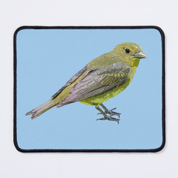 Item preview, Scarlet Tanager Female Color Design designed and sold by designsasstultd.