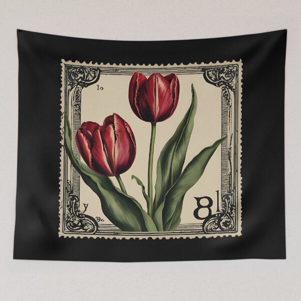 Item preview, The Classic Tulip Stamp designed and sold by Vintagestamps.