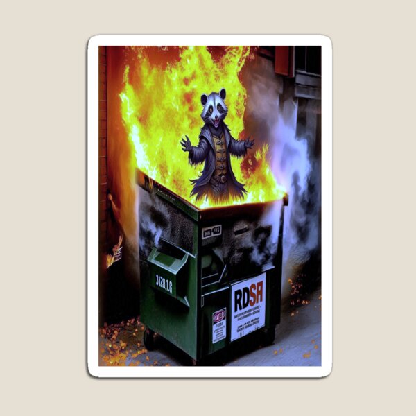 Item preview, Dumpster Fire Panda designed and sold by maxtac1.