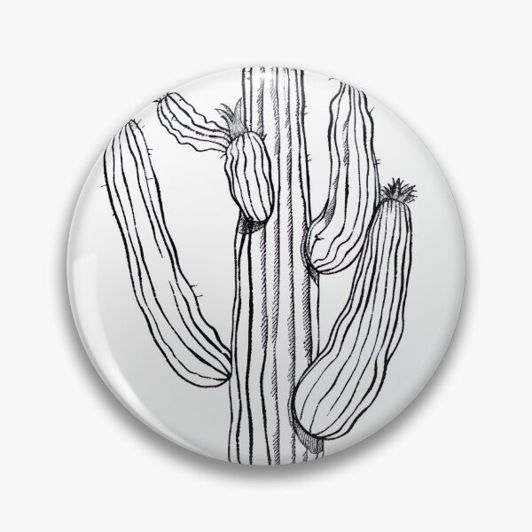 Item preview, Minimalist Line - Cacti designed and sold by KootenayDesigns.