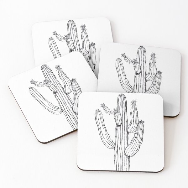 Item preview, Minimalist Line - Cacti designed and sold by KootenayDesigns.