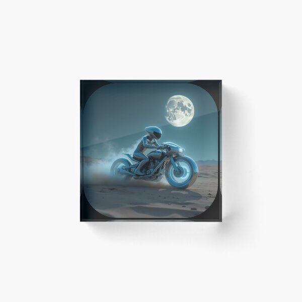 Item preview, Motorcycle on a Lost Planet 02 designed and sold by kjp-design.