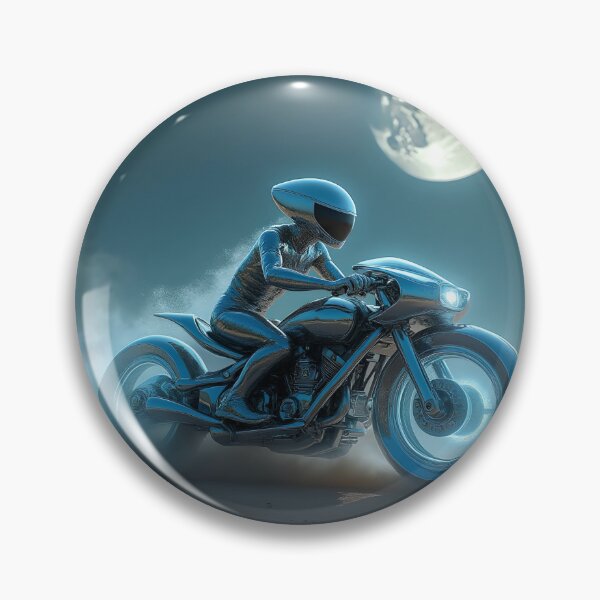 Item preview, Motorcycle on a Lost Planet 02 designed and sold by kjp-design.