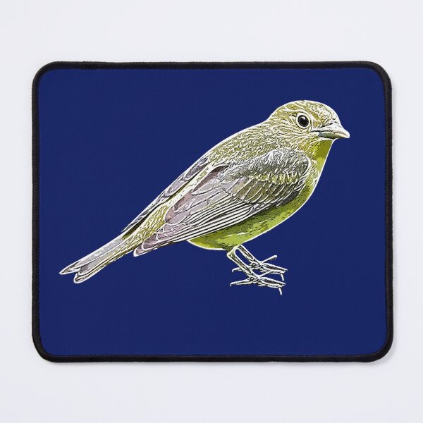 Item preview, Scarlet Tanager Female White Alternate Design designed and sold by designsasstultd.