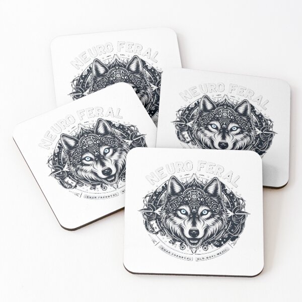 Item preview, NeuroFeral Wolf designed and sold by maxtac1.