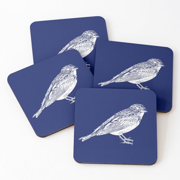 Artikelvorschau, Scharlachroter Tanager, weibliches weißes Design entworfen und verkauft von designsasstultd.