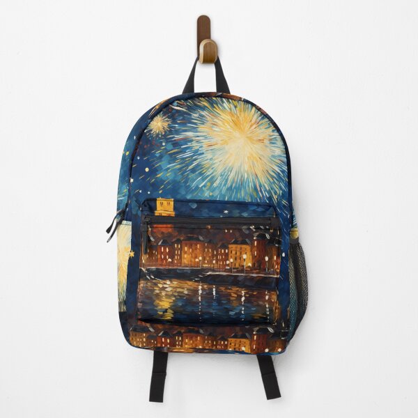 Item preview, New Year's Fireworks over the City designed and sold by Ewa Miller.