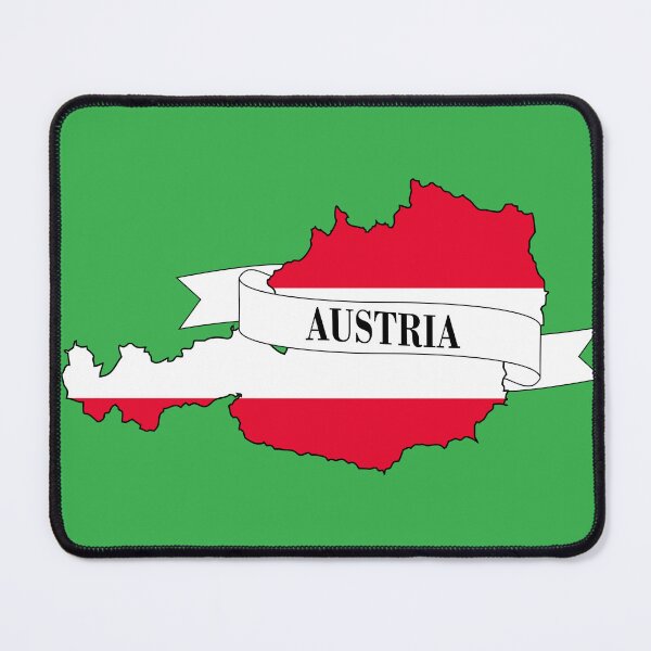 Item preview, Austria flag map designed and sold by visual adventures.