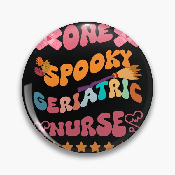 Item preview, Geriatric Nurse - One Spooky Geriatric Nurse - Funny Halloween for Geriatric Nurse designed and sold by TheInkyOwl-TIO.