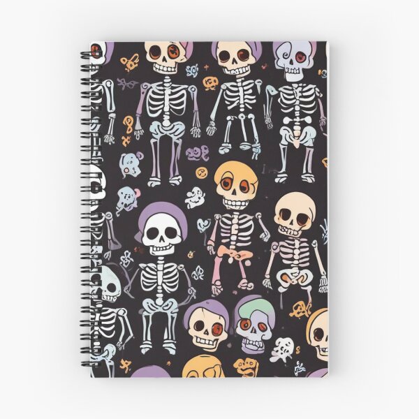 Item preview, Halloween Skeleton Pattern designed and sold by Wisdi.