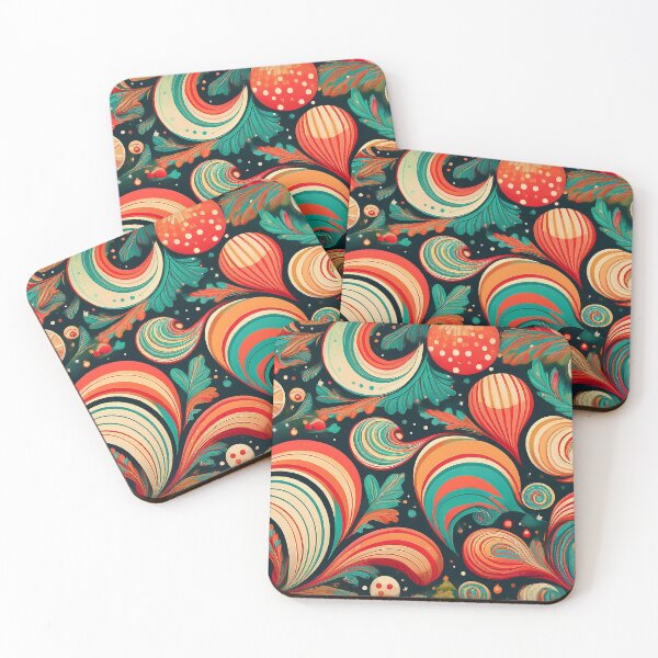 Item preview, Wave Colorful Christmas Pattern | Cozy Holiday Collection designed and sold by monkeybusiness.pt.