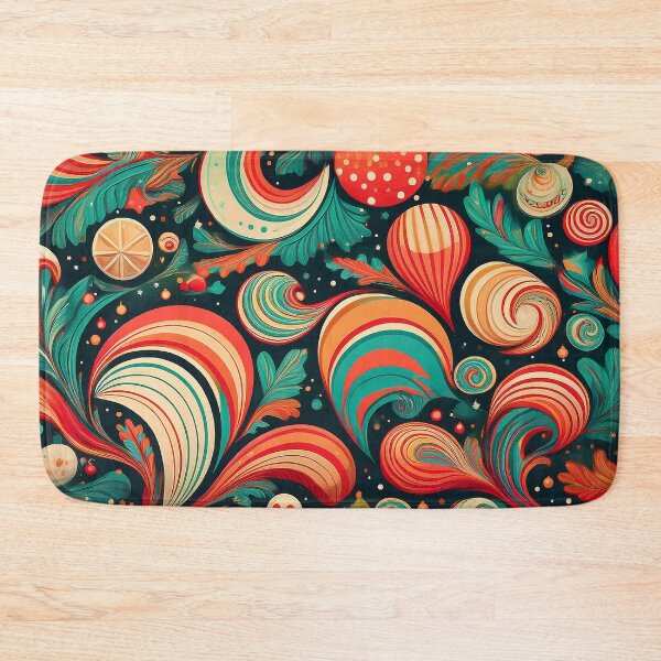 Item preview, Wave Colorful Christmas Pattern | Cozy Holiday Collection designed and sold by monkeybusiness.pt.