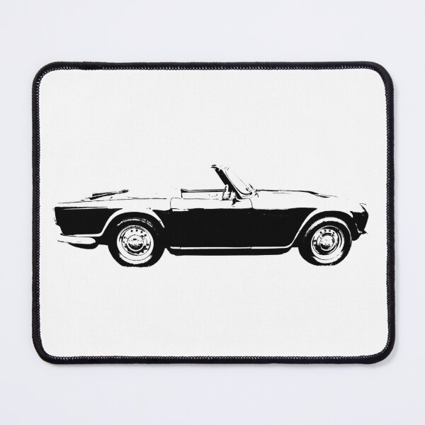 Item preview, Triumph TR4 1960s classic car side view monoblock black designed and sold by soitwouldseem.