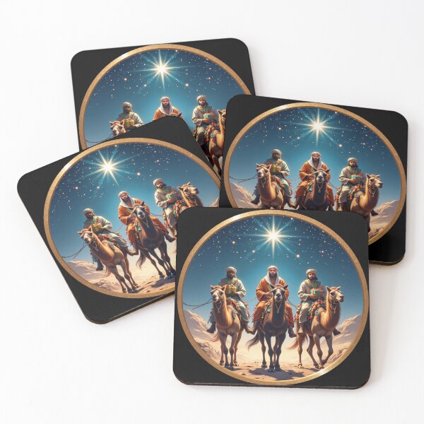 Item preview, The Wise Men guided by the Star of Bethlehem, bringing their gifts for the Baby Jesus designed and sold by Second Draft Visuals.