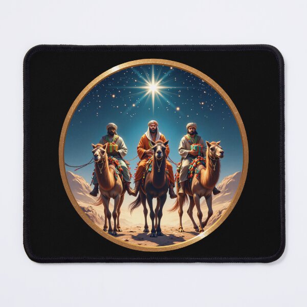 Item preview, The Wise Men guided by the Star of Bethlehem, bringing their gifts for the Baby Jesus designed and sold by Second Draft Visuals.