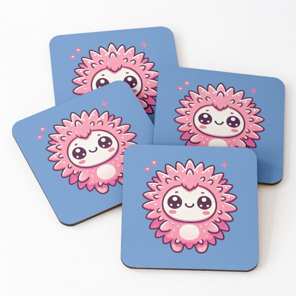 Item preview, Kawaii Pink Spiky Monster designed and sold by ShibariZone.