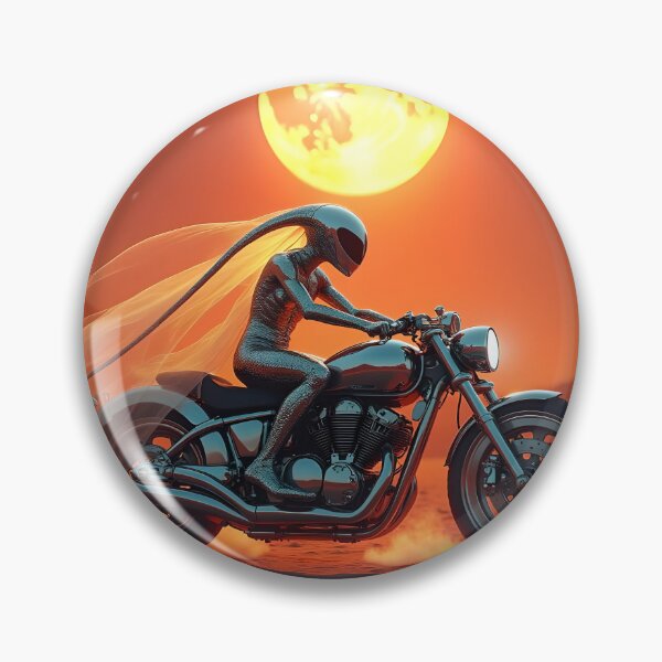 Item preview, Motorcycle on a Lost Planet 03 designed and sold by kjp-design.