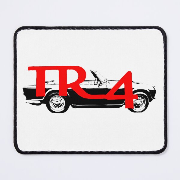Item preview, Triumph TR4 1960s classic car side view monoblock black with emblem designed and sold by soitwouldseem.