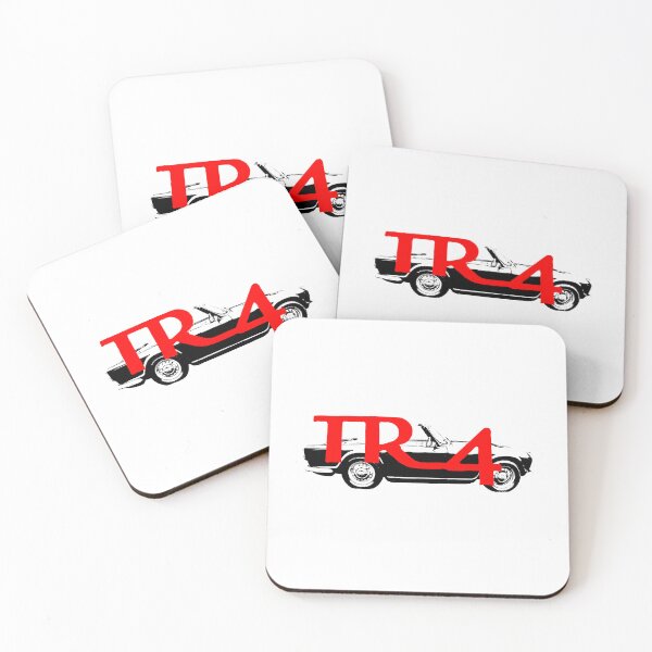 Item preview, Triumph TR4 1960s classic car side view monoblock black with emblem designed and sold by soitwouldseem.