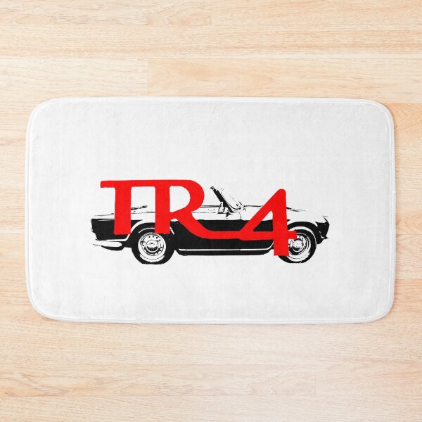 Item preview, Triumph TR4 1960s classic car side view monoblock black with emblem designed and sold by soitwouldseem.