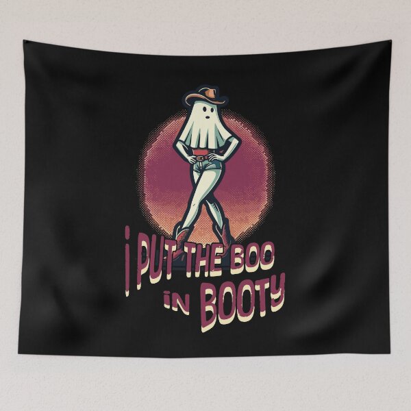 Item preview, Funny Halloween Girl Boo In Booty Style designed and sold by LuminOrb.