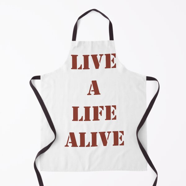 Item preview, Live a Life Alive red text designed and sold by Wish Design.