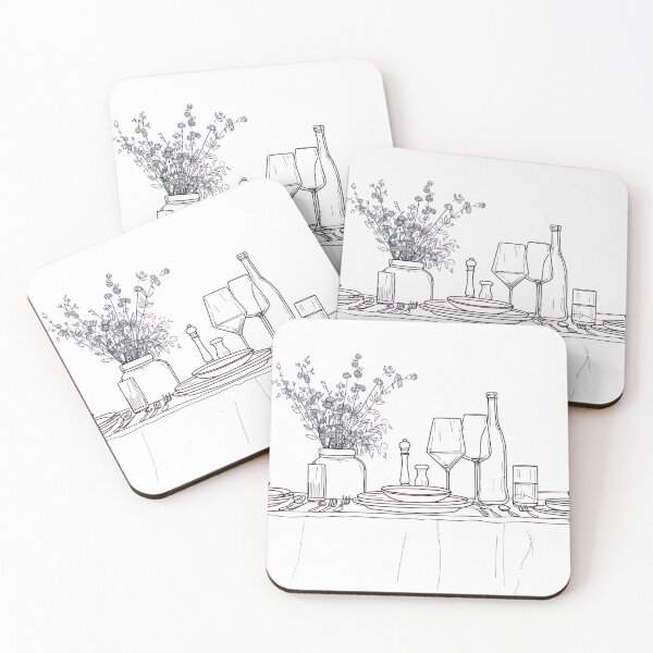 Item preview, Minimalist Line - Dinner Setup designed and sold by KootenayDesigns.