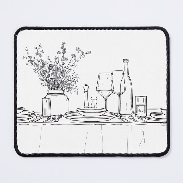 Item preview, Minimalist Line - Dinner Setup designed and sold by KootenayDesigns.