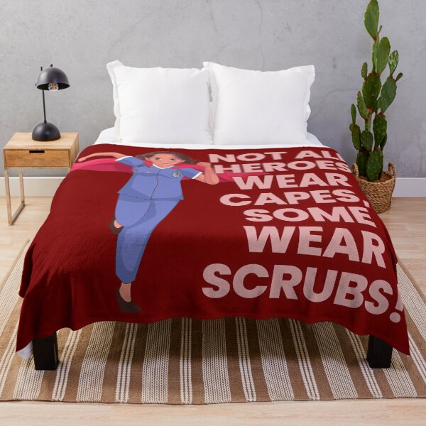 Item preview, Not all heroes wear capes, some wear scrubs - Medical designs for medical doctors, medical surgeons and medical school graduates designed and sold by ScientistArtist.