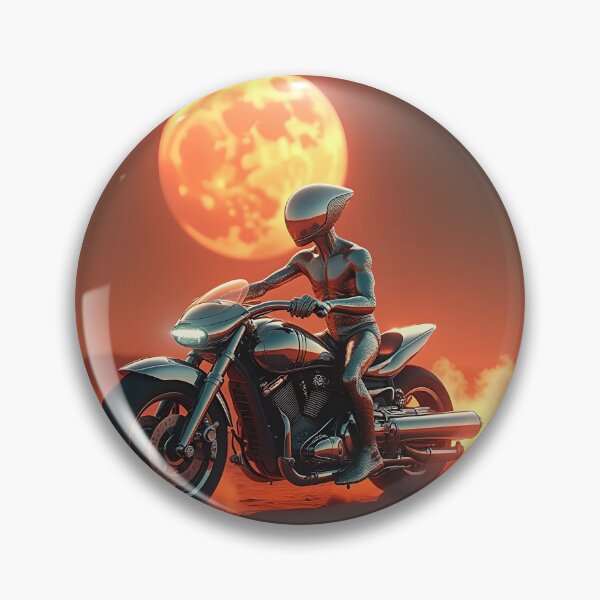 Item preview, Motorcycle on a Lost Planet 04 designed and sold by kjp-design.