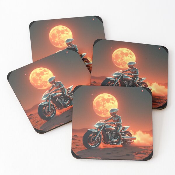 Item preview, Motorcycle on a Lost Planet 04 designed and sold by kjp-design.
